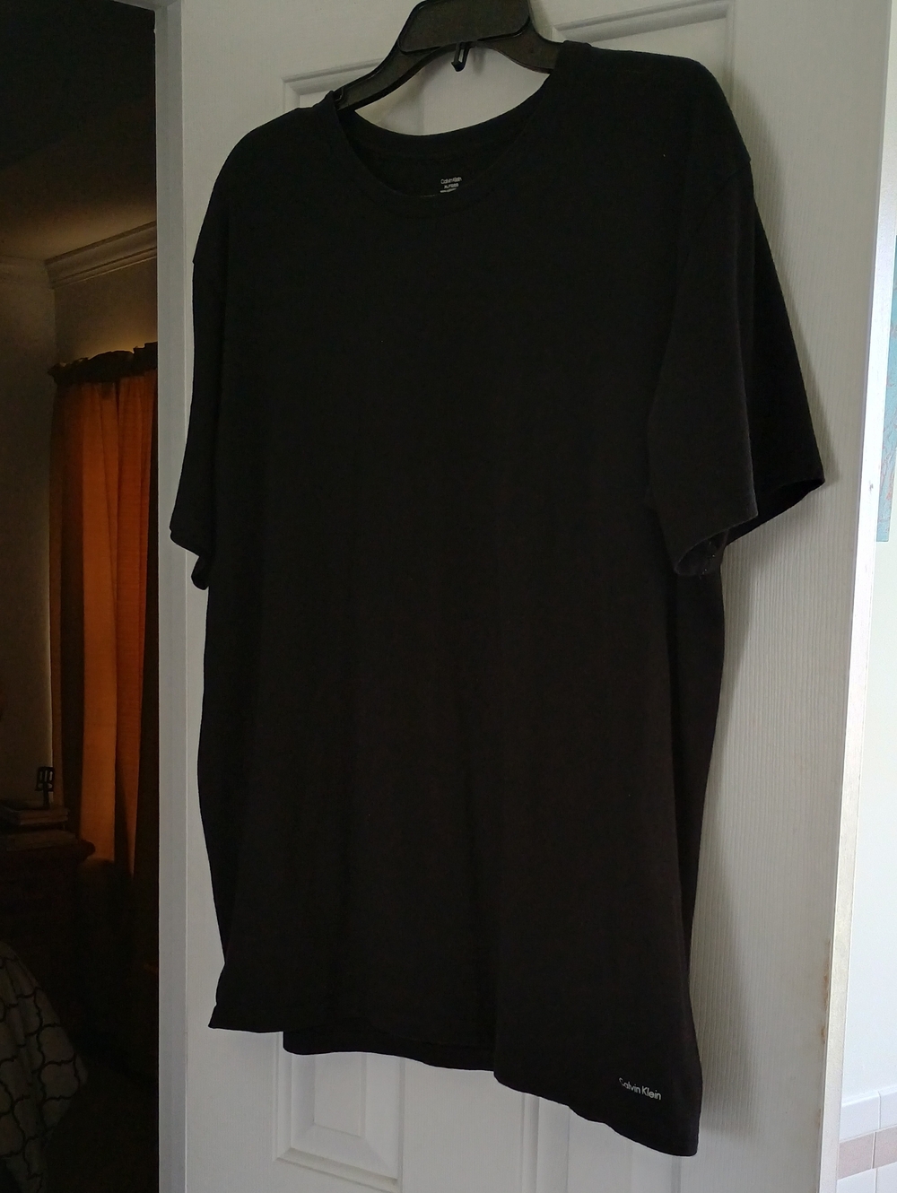 Calvin Klein Black Short Sleeve Crew Neck Tee UNISEX